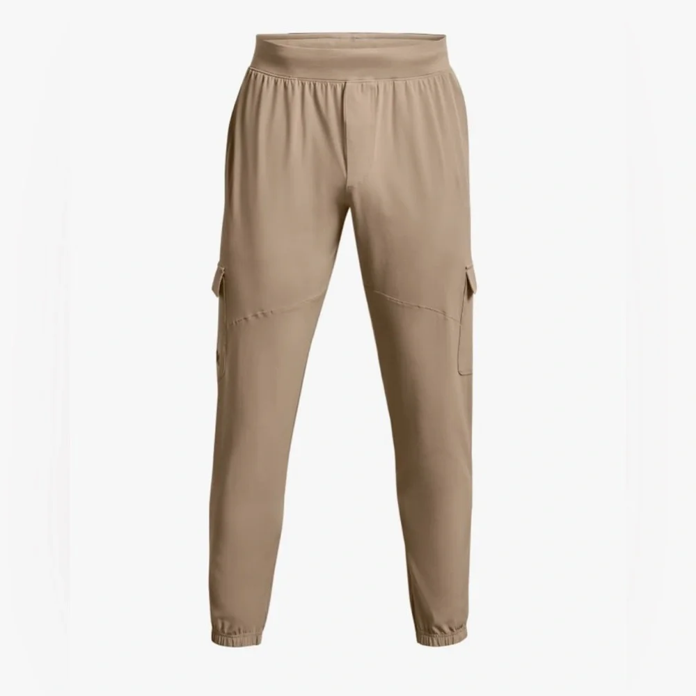 Under Armour UA Mens Stretch Woven Cargo Pants Men’s S 1380358-236 Beige Sz 2XL